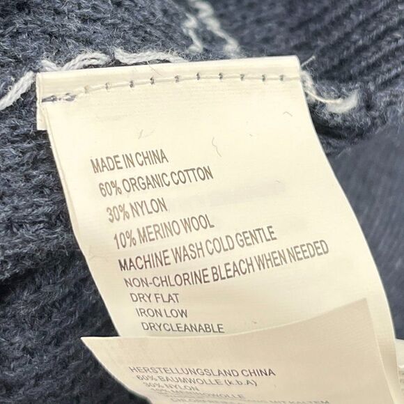 NEW prAna Milani Henley navy nautical striped sweater dress women’s Small - Picture 10 of 14